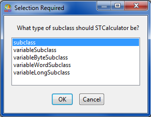 calculator subclass