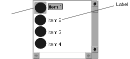 Icon list Icon list
