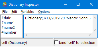 Dictionary Inspector