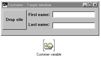 CustomerView target window