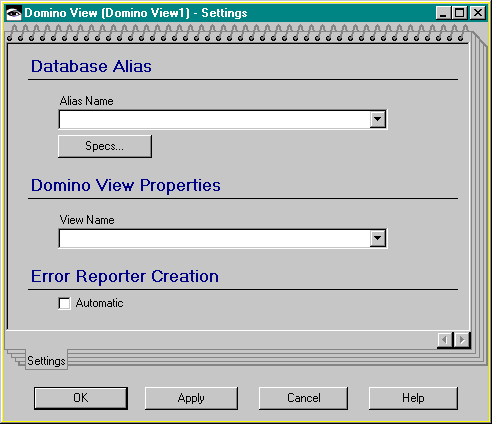 View settings View settings