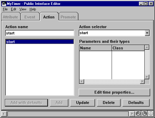 Public Interface Editor