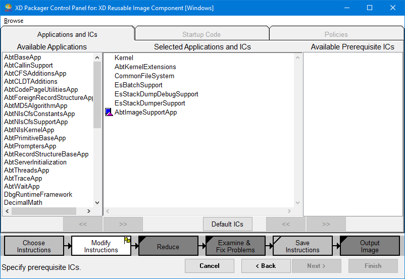 Pressing arrow key(s) to move applications