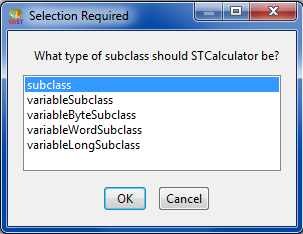 calculator subclass calculator subclass