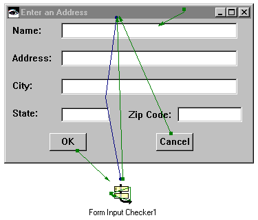 Composition Editor with Form Input Checker