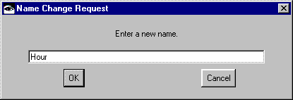 Name change window Name change window