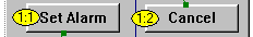 Alarm clock tabs 1 and 2 Alarm clock tabs 1 and 2