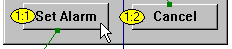 Alarm clock tabs Alarm clock tabs