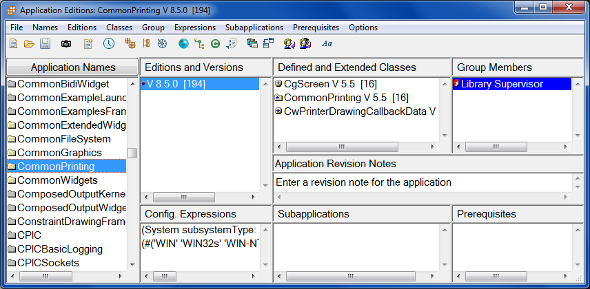Configuration expressions Configuration expressions