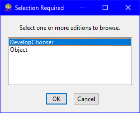 Selecting a class Selecting a class