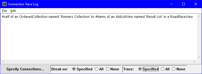 Connection Debugger Connection Debugger