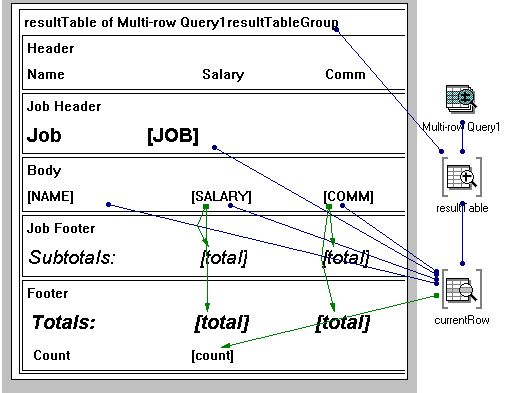 Report in the Composition Editor Report in the Composition Editor
