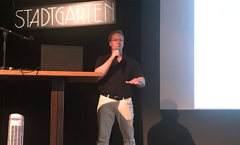 Seth Berman presenting at a conference