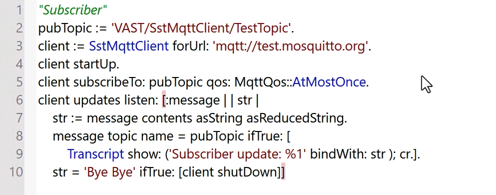 MQTT Client, v3, v5